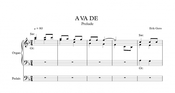 A VA DE<br><p>Prelude & Verse</br></p>