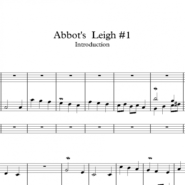 Abbot's Leigh #1 - Introduction & Verses