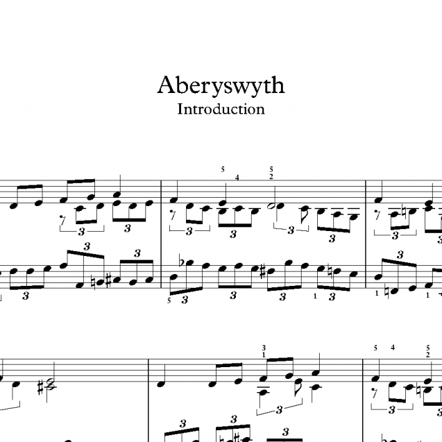 Aberystwyth - Introduction & Verses