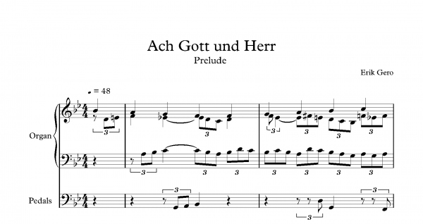 Ach Gott und Herr<br><p>Prelude & Verses</br></p>