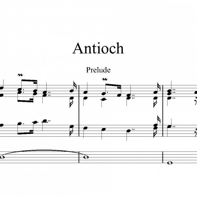 Antioch - Prelude Last Verse & Postlude