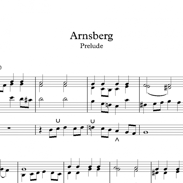 Arnsberg - Prelude & Verses