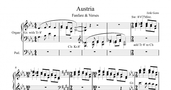 Austria<br><p>Fanfare & Verses</br></p>