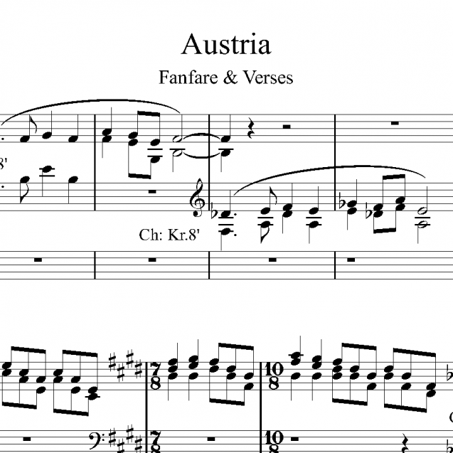Austria - Fanfare & Verses