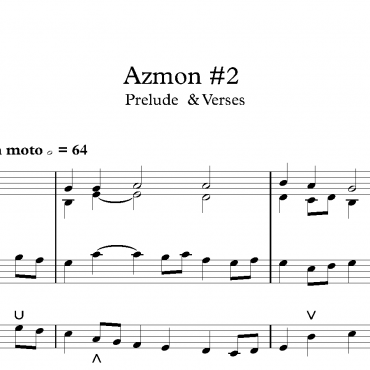 Azmon #2 - Prelude & Verses