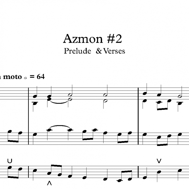 Azmon #2 - Prelude & Verses