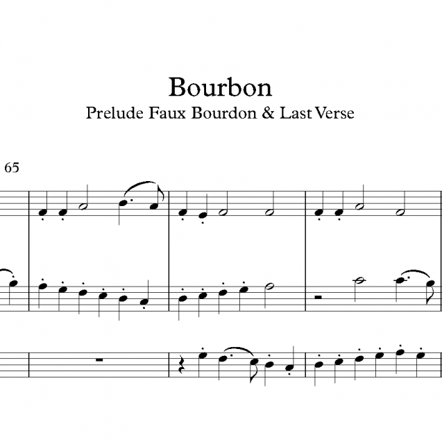 Bourbon - Prelude & Verses