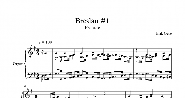 Breslau #1<br><p>Prelude & Verses</br></p>