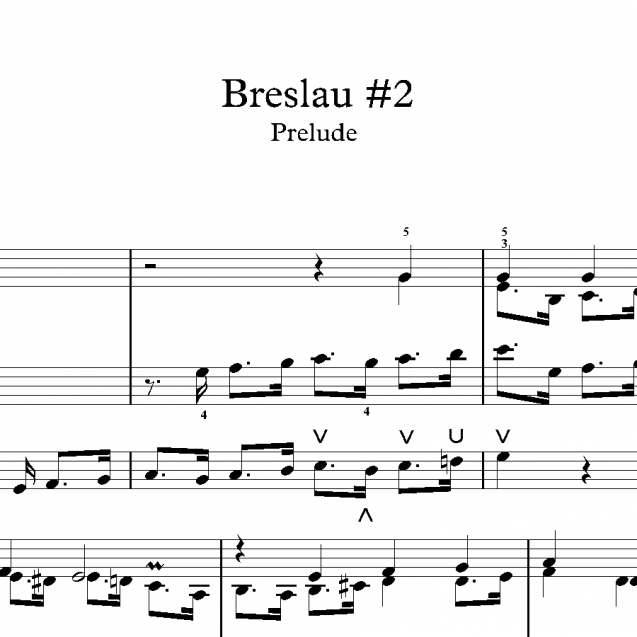 Breslau #2 - Prelude & Verses