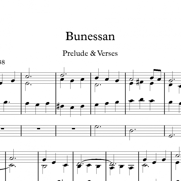 Bunessan - Prelude & Verses