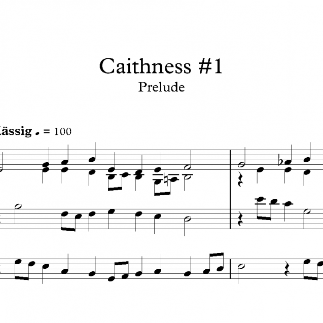 Caithness #1 - Prelude & Last Verse