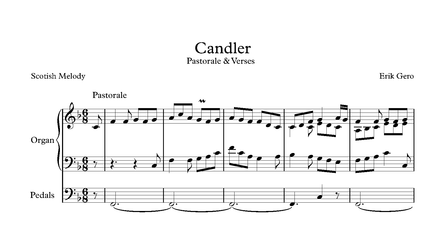 Candler<br><p>Pastorale & Verses</br></p>