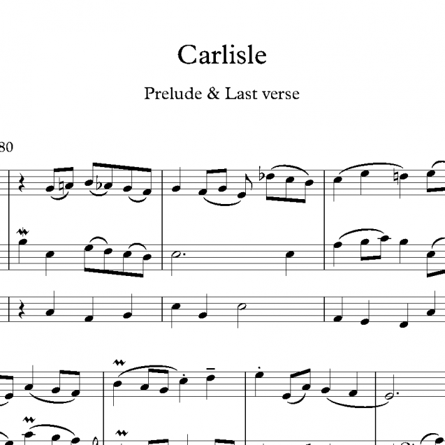 Carlisle - Prelude & Last Verse
