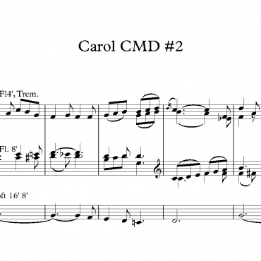 Carol CMD #2 - Prelude & Last Verse