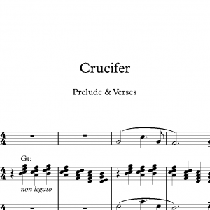 Crucifer<br><p>Prelude & Verses with Trumpet</br></p>