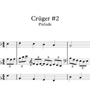 Cruger #2<br><p>Prelude & Last Verse</br></p>