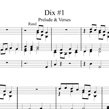 Dix #1 - Prelude & Verses