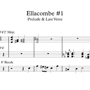 Ellacombe #1<br><p>Prelude & Last Verse</br></p>