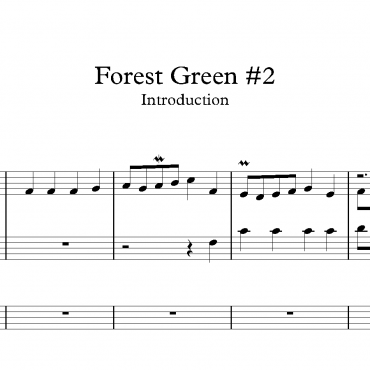 Forest Green #2 - Introduction & Last Verse in F