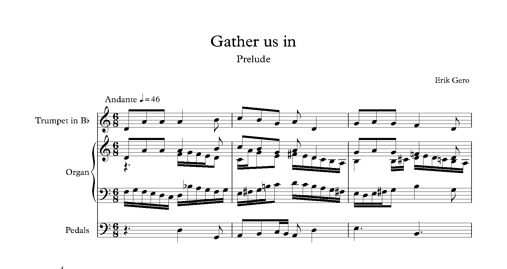 Gather Us In<br><p>Prelude & Verse with Trumpet</br></p>