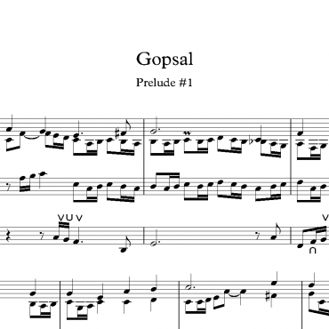 Gopsal - Preludes & Last Verse