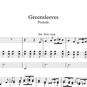 Greensleeves<br><p>Prelude & Last Verse</br></p>