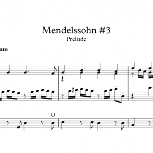 Mendelssohn #3<br><p>Prelude & Last Verse</br></p>