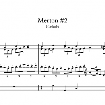 Merton #2 - Prelude & Verses