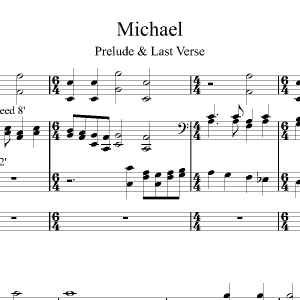 Michael<br><p>Prelude & Last Verse with optional Handbells</br></p>