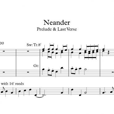 Neander - Prelude & Last Verse
