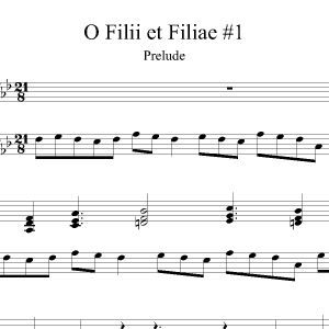 O Filii et Filiae #1<br><p>Prelude Verses & Fanfare</br></p>