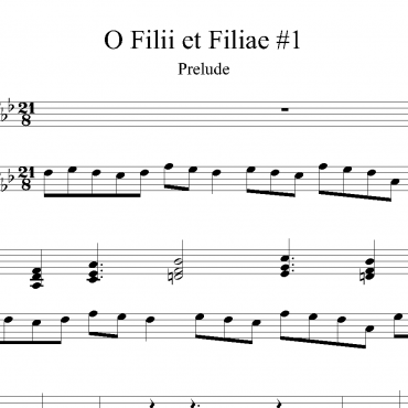 O Filii et Filiae #1 - Prelude Verses & Fanfare