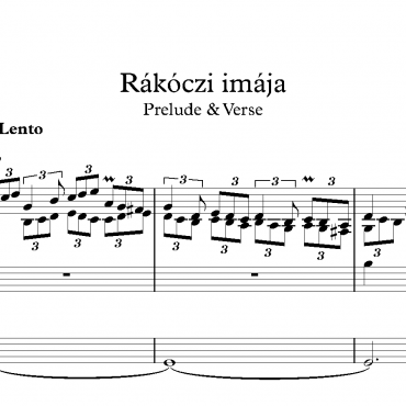 Rákóczi Imája - Prelude & Verse