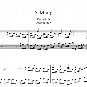 Salzburg 7777 D - Preludes & Verses