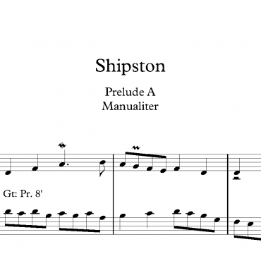 Shipston - Preludes & Last Verse with Descant