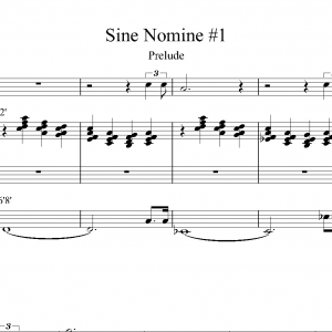 Sine Nomine #1<br><p>Prelude & Verses with Trumpet in B flat</br></p>