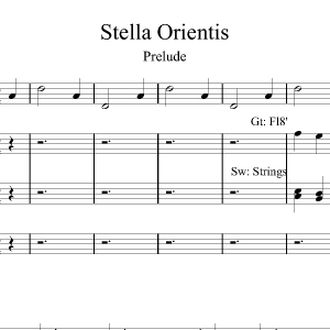 Stella Orientis<br><p>Prelude & Last Verse with optonal Handbells</br></p>
