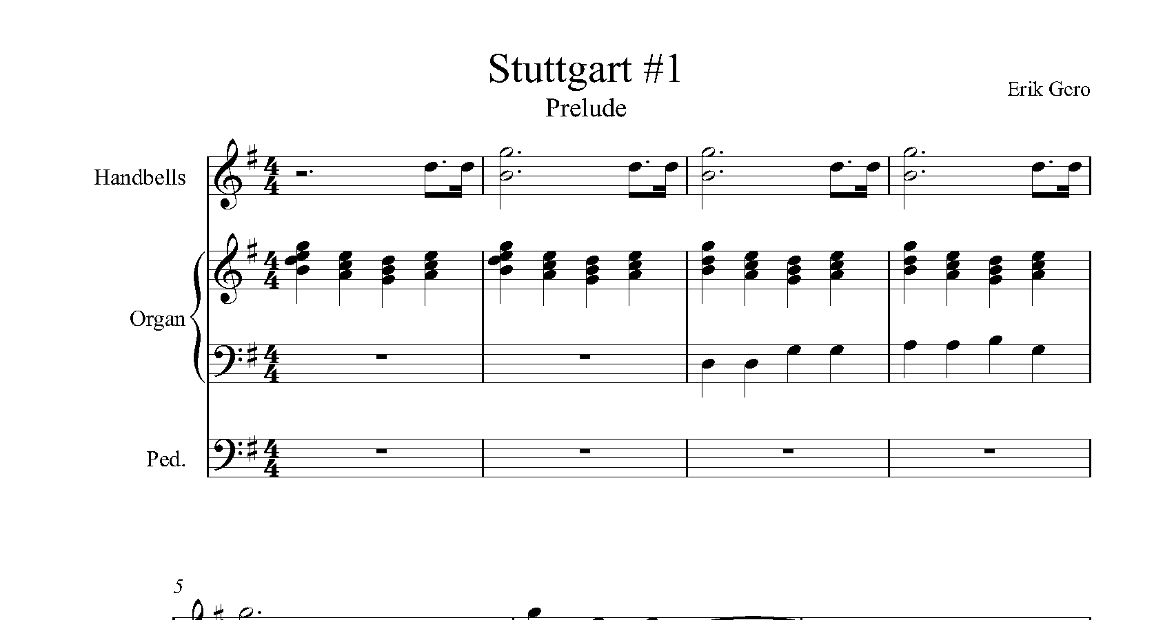 Stuttgart #1<br><p>Prelude & Last Verse with Handbells</br></p>