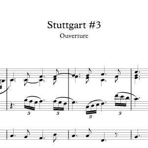 Stuttgart #3<br><p>Ouverture & Verses</br></p>