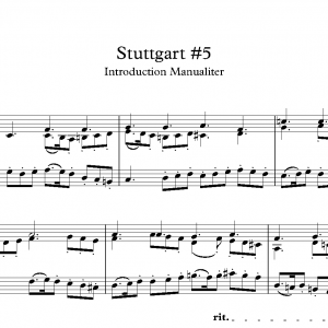 Stuttgart #5<br><p>Preludes & Verses</br></p>