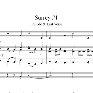 Surrey #1<br><p>Prelude & Last Verse with optional Handbells</br></p>