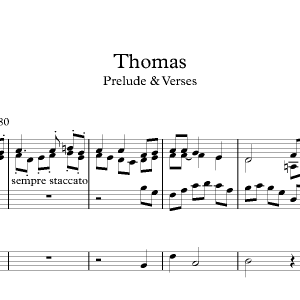 Thomas<br><p>Prelude & Verses</br></p>